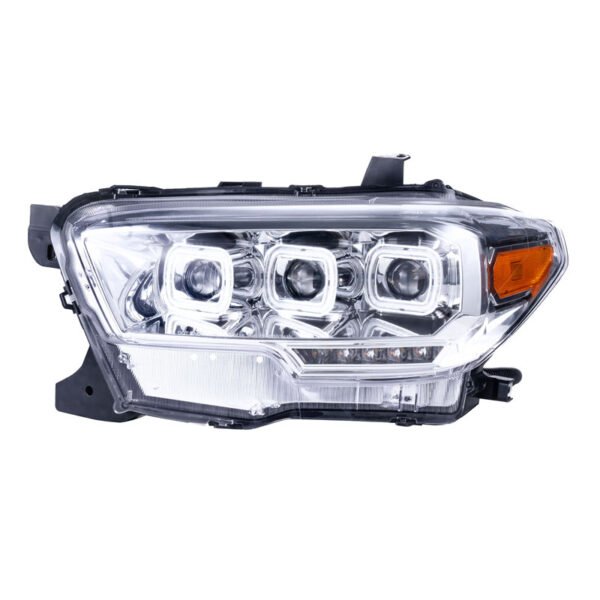 Projector Led Headlights Assembly Compatible with Toyota Tacoma 2016-2020, w/Led Turn Signal, Led DRL, Side Marker, Plug & Play, CREE LED Chips, Passenger and Driver Side