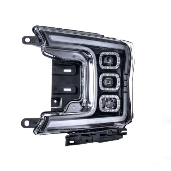 Projector Led Headlights Assembly Compatible with Ford F150 2018-2019, w/Led Turn Signal, Led DRL, Side Marker, Plug & Play, CREE LED Chips, Passenger and Driver Side, Classic Style