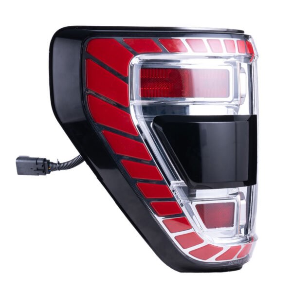 LED Tail Light Compatible with F150 Platinum 2024，w/Reverse Light, Brake Light, Rear Position Light, Turn Signal, Plug & Play, CREE LED Chips, Passenger and Driver Side