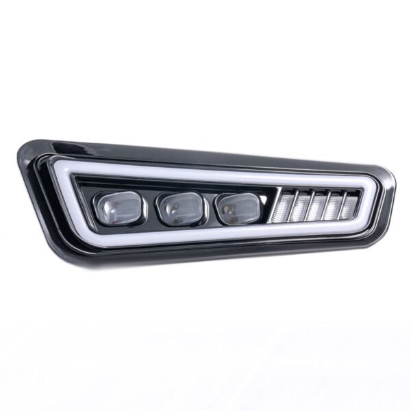 Projector LED Fog Lights Compatible with Ford F150 Raptor 2017-2019, w/Led Turn Signal, Led DRL, Plug & Play, CREE LED Chips, Passenger and Driver Side