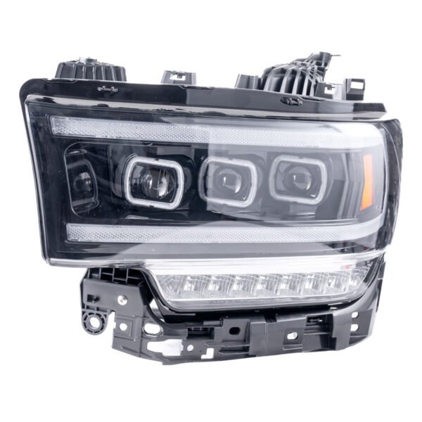 Projector Led Headlights Assembly Compatible with Dodge Ram 2500/3500 2019-2021, w/Led Turn Signal, Led DRL, Side Marker, Plug & Play, CREE LED Chips, Passenger and Driver Side