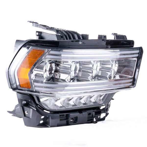 Led Headlights Assembly Compatible with Dodge Ram 2500/3500 2019-2021, w/Led Turn Signal, Projector Low Beam , Reflector High Beam, DRL, Side Marker, Plug & Play, Passenger and Driver Side