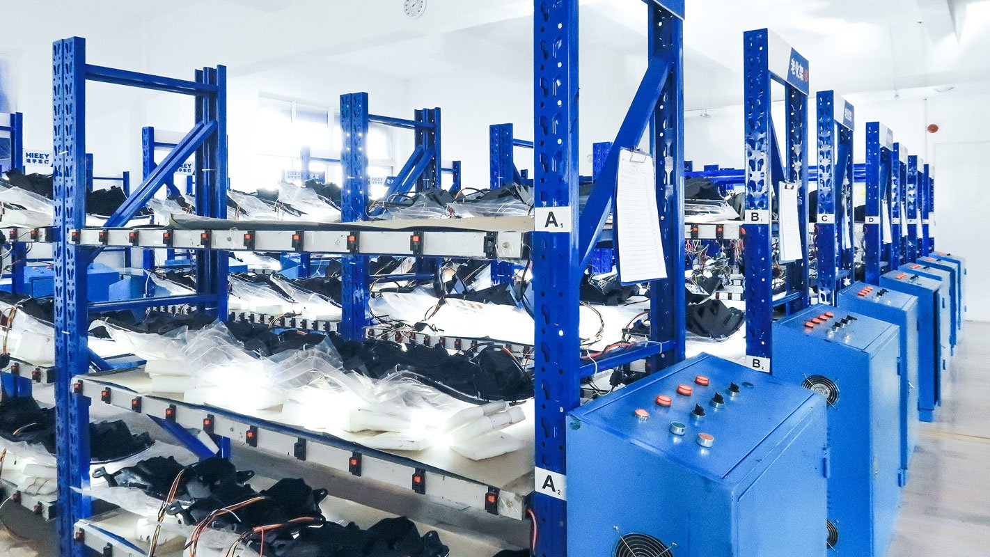 LED lighting aging room