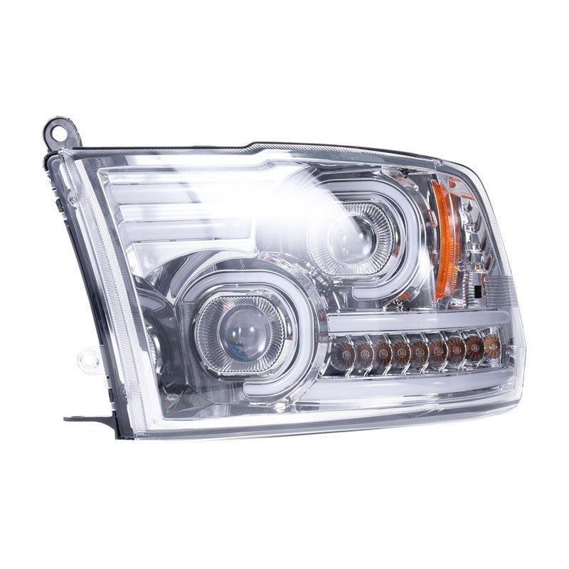 RAM 1500 / 2500 / 3500 LED Headlights SKU DGL09181 front view