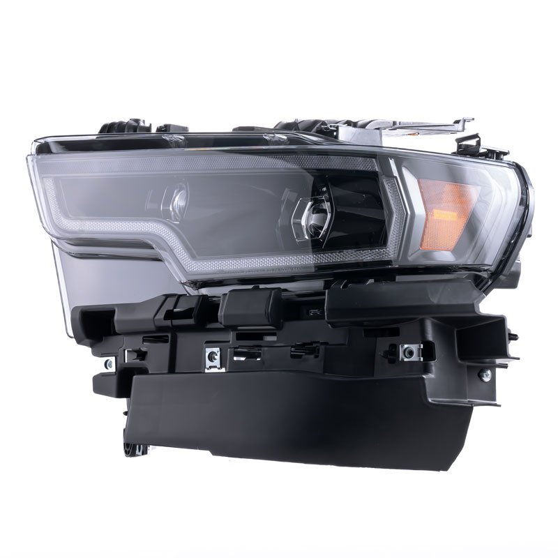 RAM pickup truck lighting front view