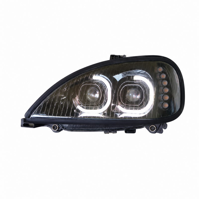 Freightliner commercial truck headlight front view — SKU FLH07B