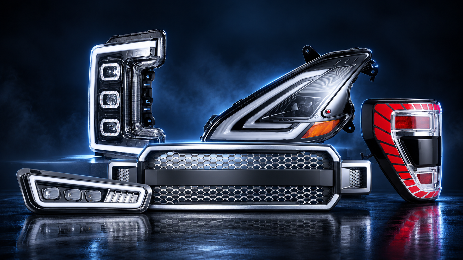 RAP pickup and heavy-duty truck lighting product range